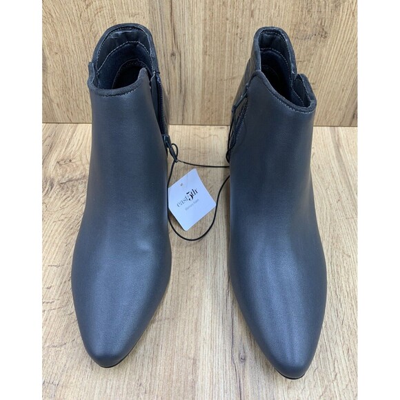 East 5th Fifth Freya Booties Women's 10 M Dark Gray Memory Foam 100-1249 0117 - Picture 4 of 16